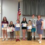 Our 2023 Poppy Poster Winners receiving their awards